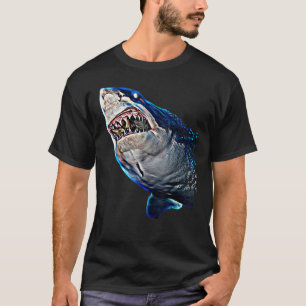 Camiseta Tee de tiburón blanco para papi, niños y lealtad