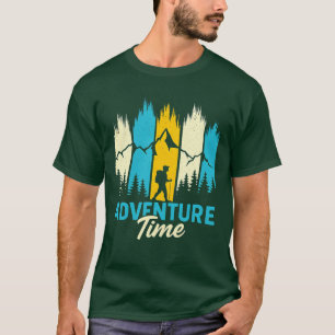 Camiseta Tee de tiempo de aventura - Wander, Explore, Disco