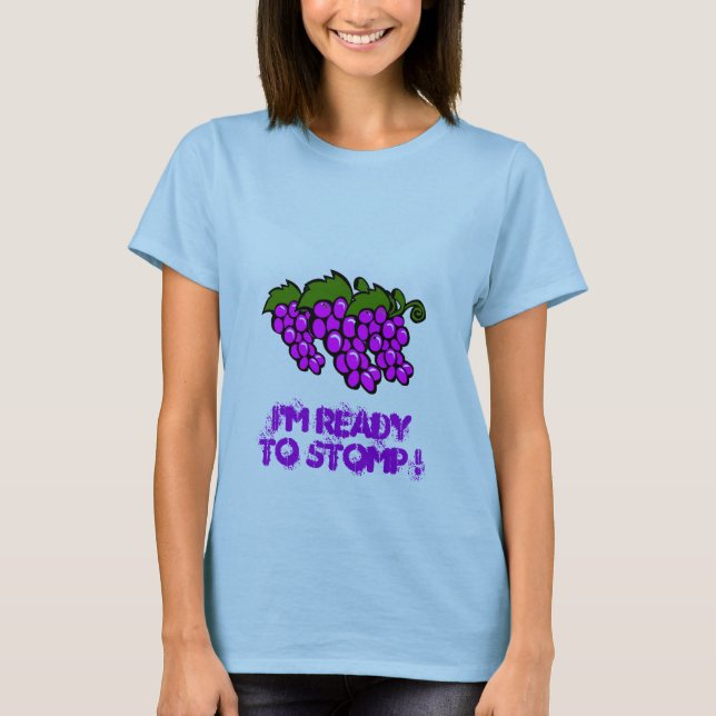 Camiseta Tee de uvas recién pisadas (Anverso)