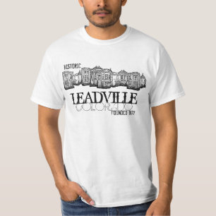 Camiseta Tee de valor histórico de Leadville Colorado