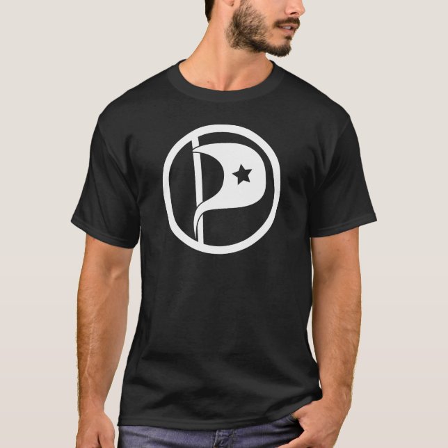 Camiseta Tee de vela pirata clásico (Anverso)