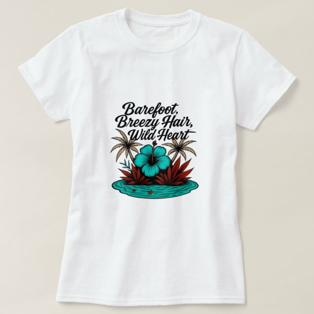Camiseta Tee de verano de Wild Heart Boho (Diseño del anverso)