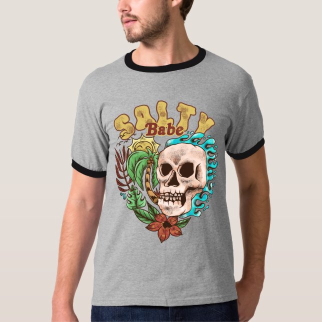 Camiseta tee de verano salado babe (Anverso)