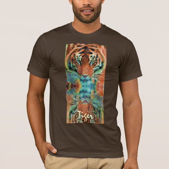 Camiseta Tee de vida salvaje del tigre salvaje de Sumatra (Anverso)