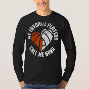 Camiseta Tee De Voleibol De Guay Mis Jugadores Favoritos Me