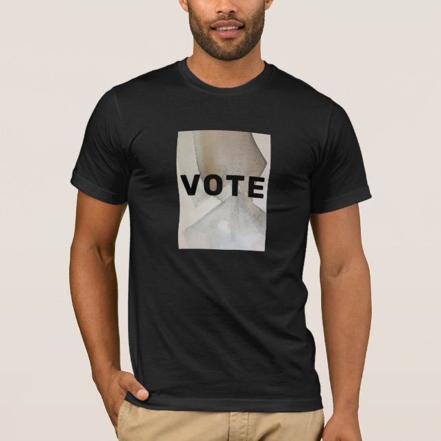 Camiseta Tee de VOTACIÓN - negro (Anverso)