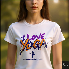 Camiseta Tee de yoga Crossed Hearts