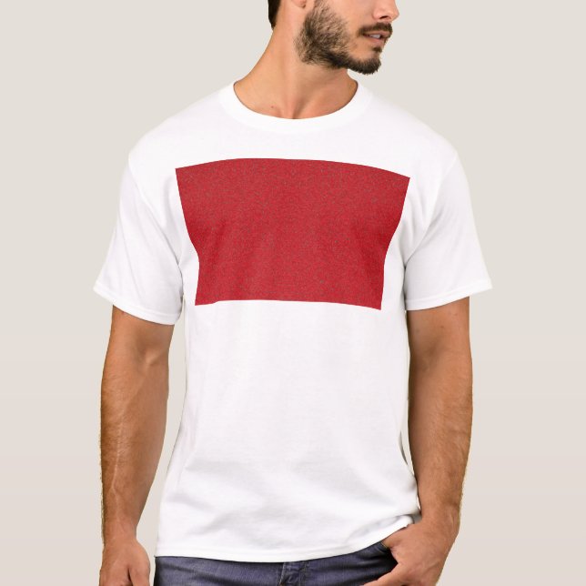 Camiseta Tee del bloque del pecho rojo del tomate - Persona (Anverso)