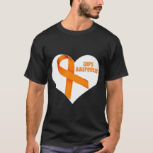 Tee del corazón de sensibilización del CRPS