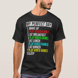 Camiseta Tee del día perfecto para los jugadores - Reproduc