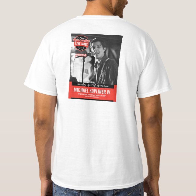 Camiseta Tee del fundador - Michael Kopliner IV (Reverso)