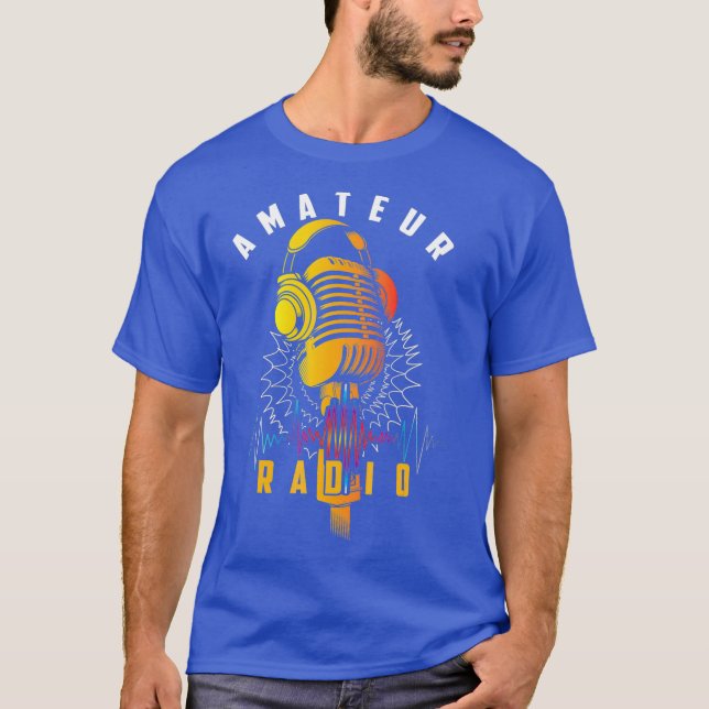Camiseta Tee del operador de radio aficionado de Guay Ham R (Anverso)
