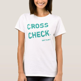 Camiseta Tee del operador de vuelo CROSSCHECK - Verde azula
