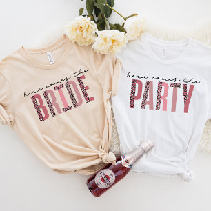 Camiseta Tee del partido de novias de TIA, aquí viene la ca