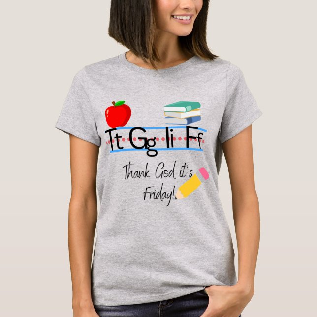 Camiseta Tee del profesor del TGIF (Anverso)