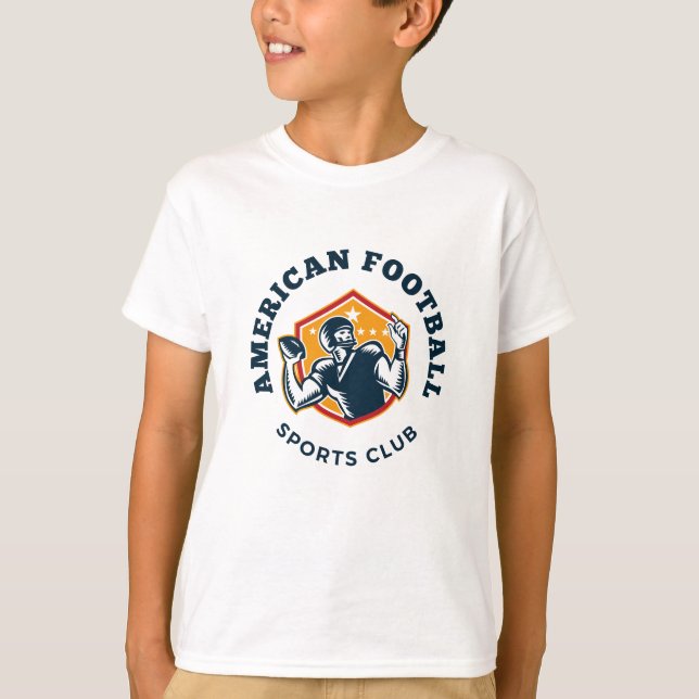 Camiseta Tee Deportivo Estadounidense (Anverso)