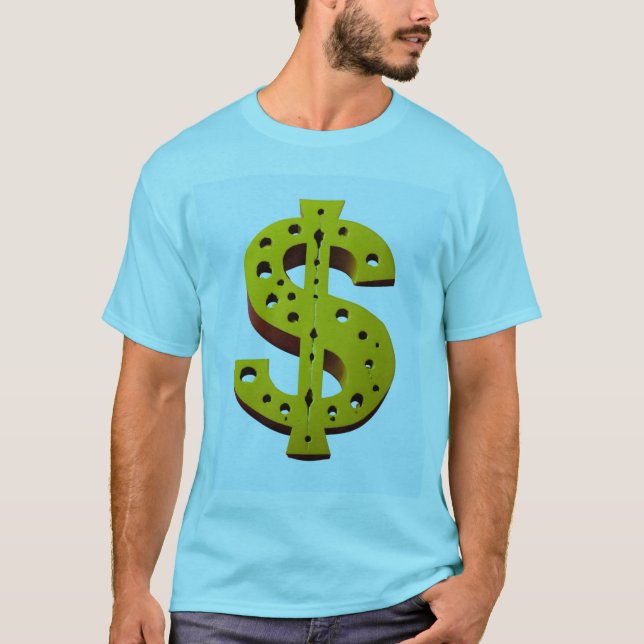 Camiseta Tee diseñado por Dólar Bitten - Come lo que ganes (Anverso)