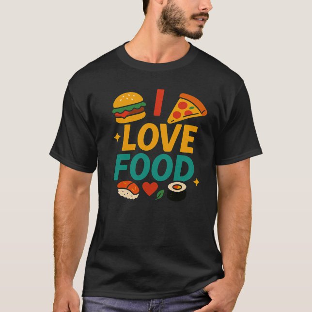 Camiseta Tee divertida y relacionable me encanta la camiset (Anverso)