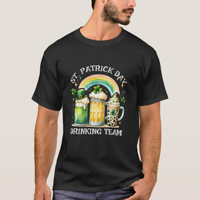 Camiseta Tee divertido Personalizado del Día de San Patrici (Anverso)