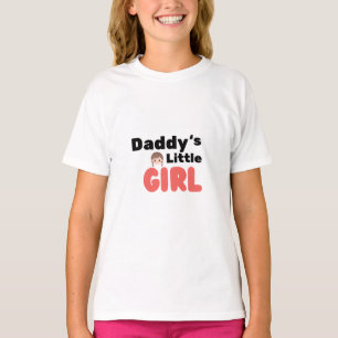 Camiseta Tee dulce de niñita de papá