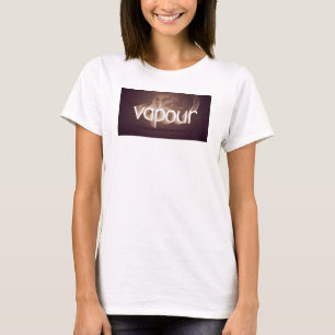 Camiseta Tee efecto de texto de Vapor