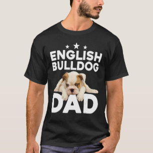 Camiseta Tee Fathers Day English Bulldog Dad
