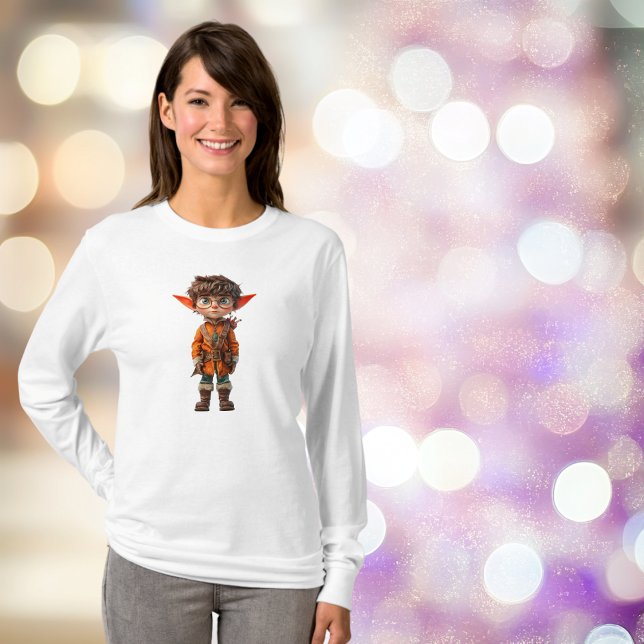 Camiseta Tee femenino de Elf Navidades con intención (Subido por el creador)