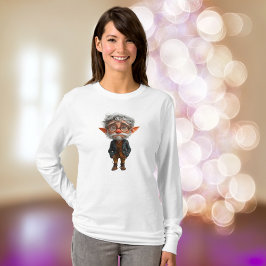 Camiseta Tee femenino de Elf Navidades mayores