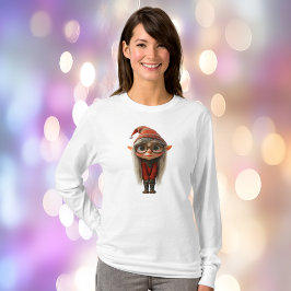 Camiseta Tee femenino de Elf, Navidades tímidas Chicas
