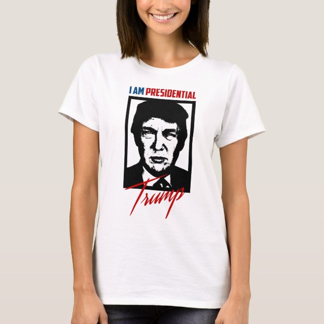Camiseta Tee femenino de la presidencia de Donald Trump 201 (Anverso)