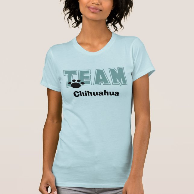 Camiseta Tee femenino de los equipos de cría de perros (Anverso)