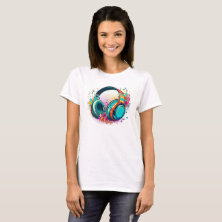 Camiseta Tee femenino de Melodic Blooms