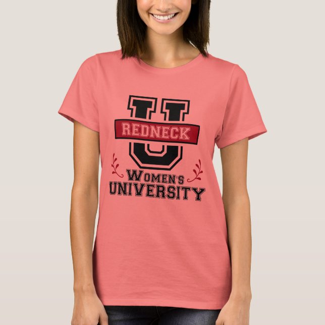 Camiseta Tee femenino de Redneck (Anverso)
