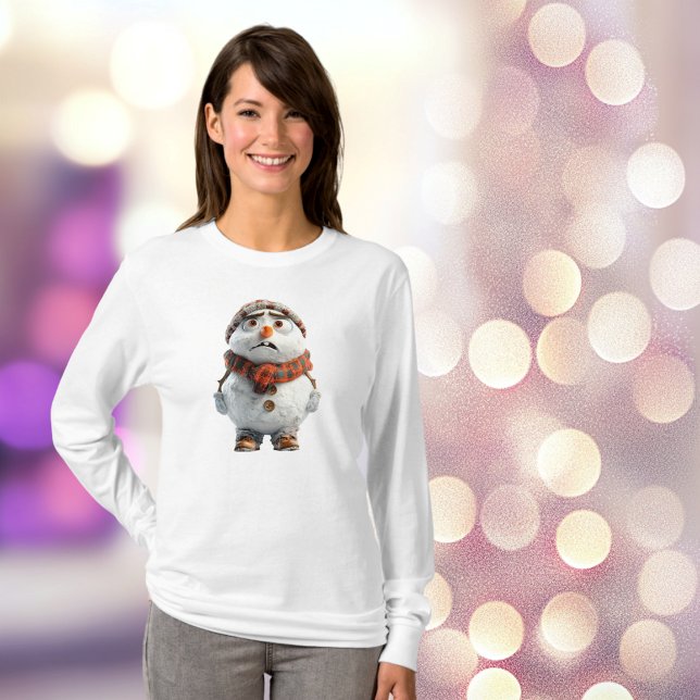 Camiseta Tee femenino de Snowman (Subido por el creador)