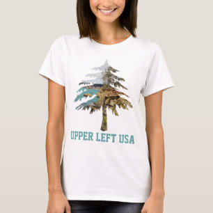 Camiseta Tee femenino personalizado de la parte superior iz