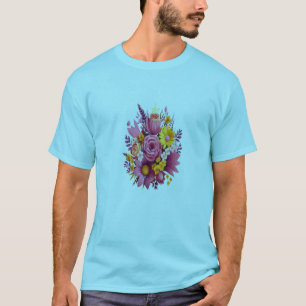 Camiseta Tee floral de sangre radiante