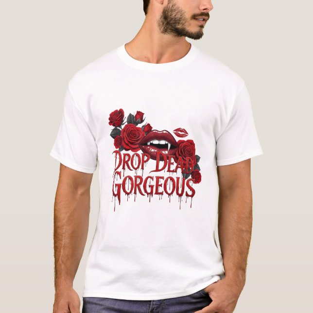 Camiseta Tee Gorgeous De La Caída Muerta (Anverso)