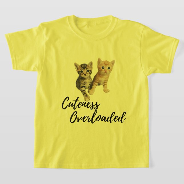 Camiseta Tee gráfico con curas de gatito curado sobrecargad (Distribución)