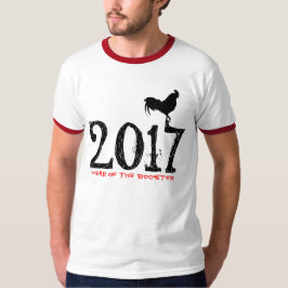 Camiseta Tee gráfico de Año de gallo de personalizable 2017