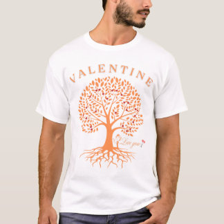 Camiseta Tee gráfico de árbol el día de San Valentín