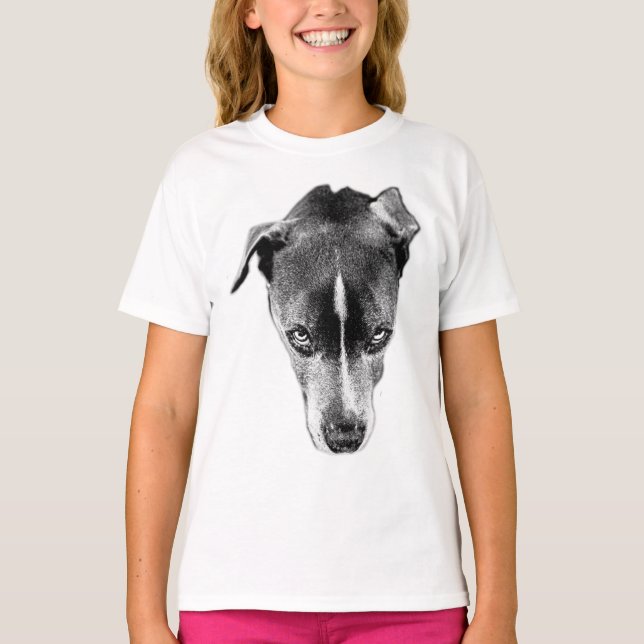 Camiseta Tee gráfico de cierre de cabezal de mezcla de Pitb (Anverso)