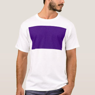 Camiseta Tee gráfico de color púrpura superior - Personaliz