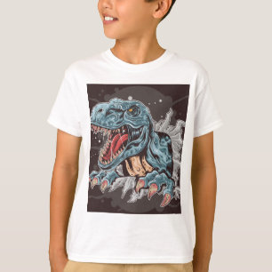 Camiseta Tee gráfico de dinosaurios "T-Rex"