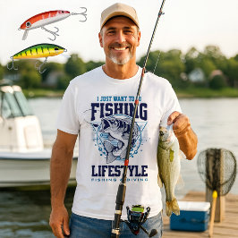 Camiseta Tee gráfico de ea Life para anglers y amantes del