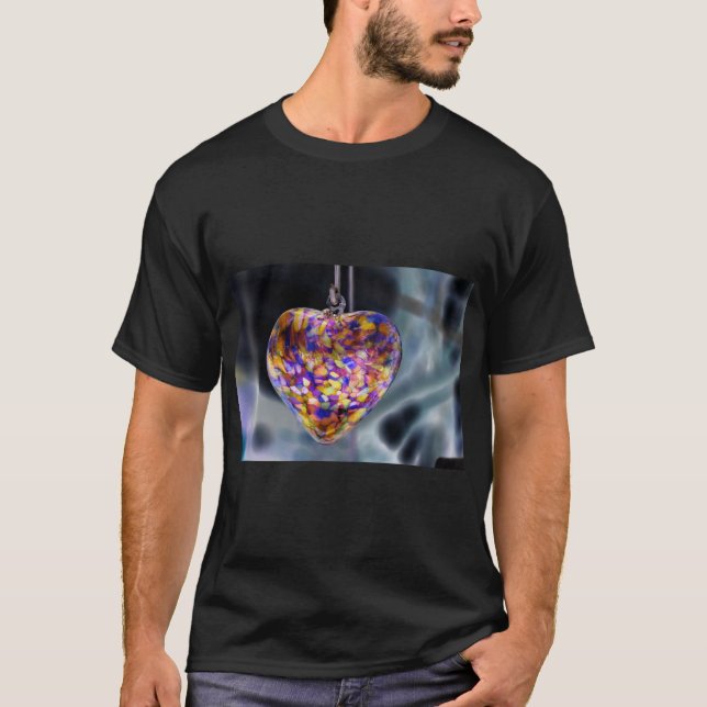 Camiseta Tee gráfico de edición de imágenes de corazón (Anverso)