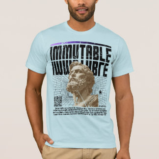 Camiseta Tee gráfico de estatua inmutable para hombres