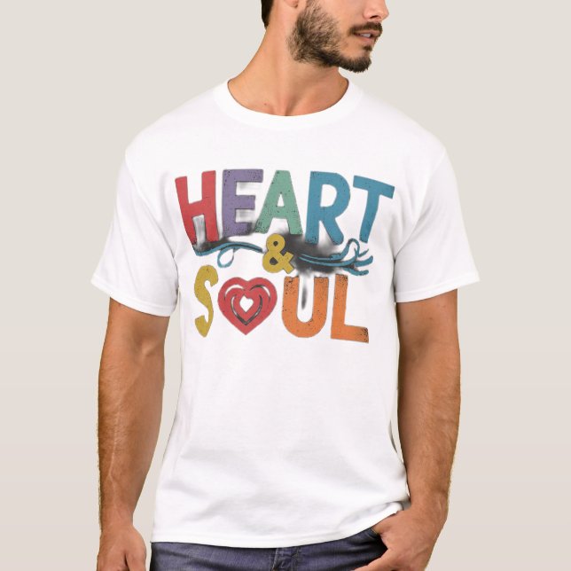 Camiseta Tee gráfico de Heart and Soul (Anverso)
