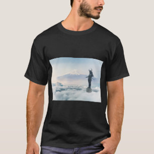 Camiseta Tee gráfico de la montaña Fuji de Japón
