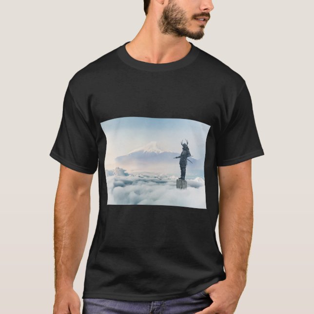 Camiseta Tee gráfico de la montaña Fuji de Japón (Anverso)