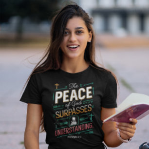 Camiseta Tee gráfico de la paz divina